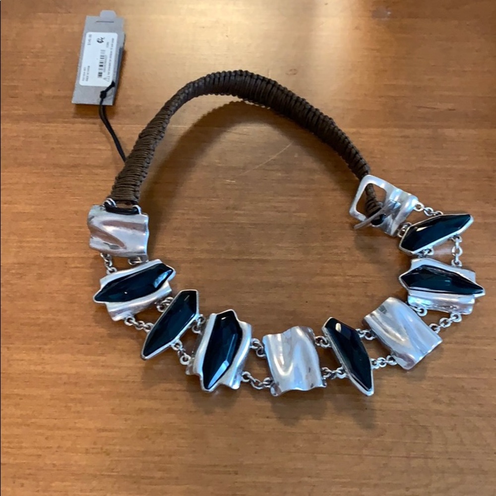 Robert Lee Morris silver plated necklace